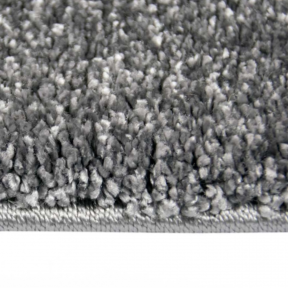 Hell-dunkel Effekt Teppich für Gästezimmer | flauschig | dunkelgrau