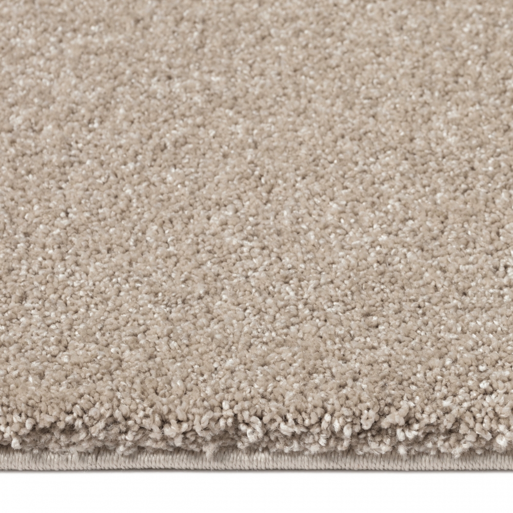 Teppich für Diele & Flur – langlebig – Unifarbe in beige