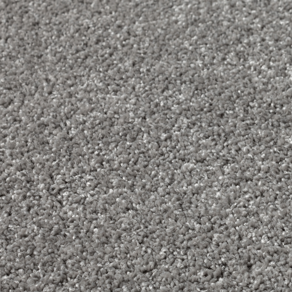 Teppich für Diele & Flur – langlebig – Unifarbe in grau