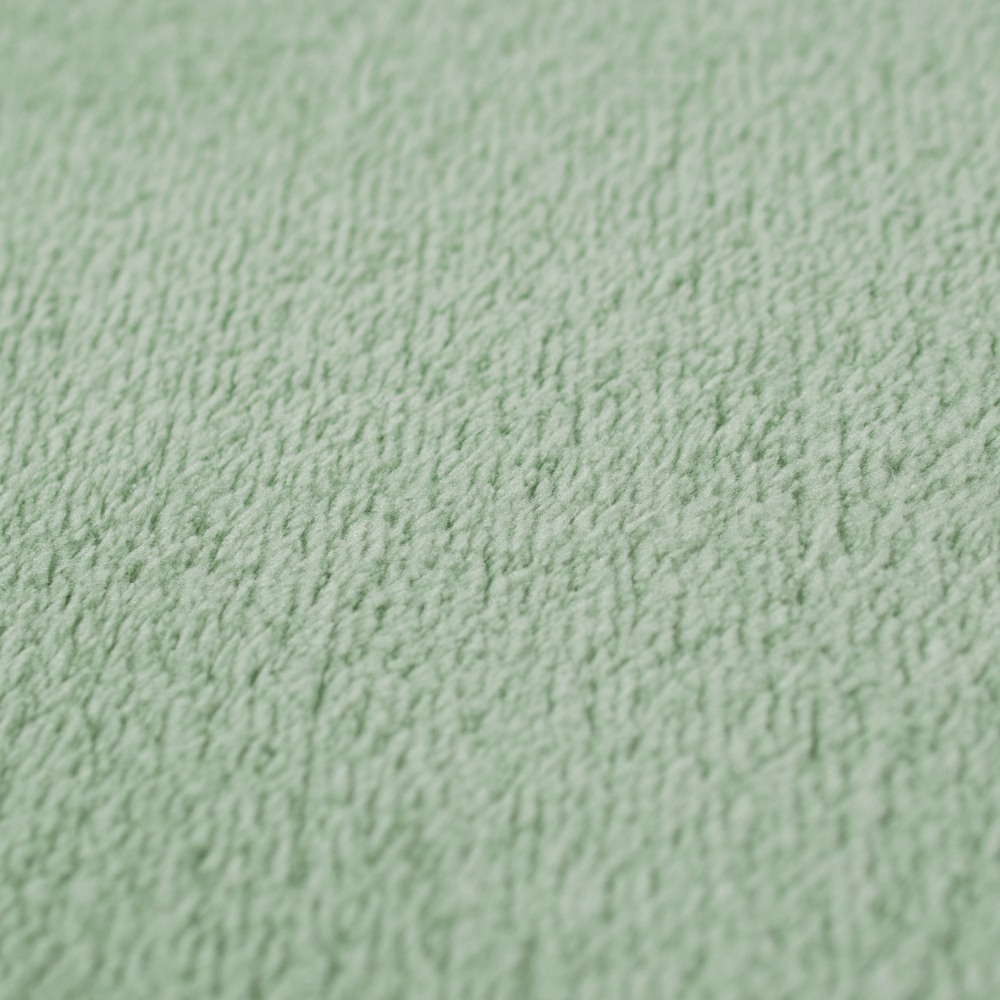 Badezimmer Teppich mit abgerundeten Ecken | waschbar | in grün