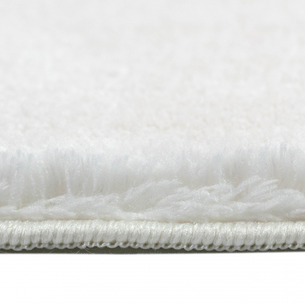 Wohnzimmerteppich waschbar, antirutsch & weich | creme