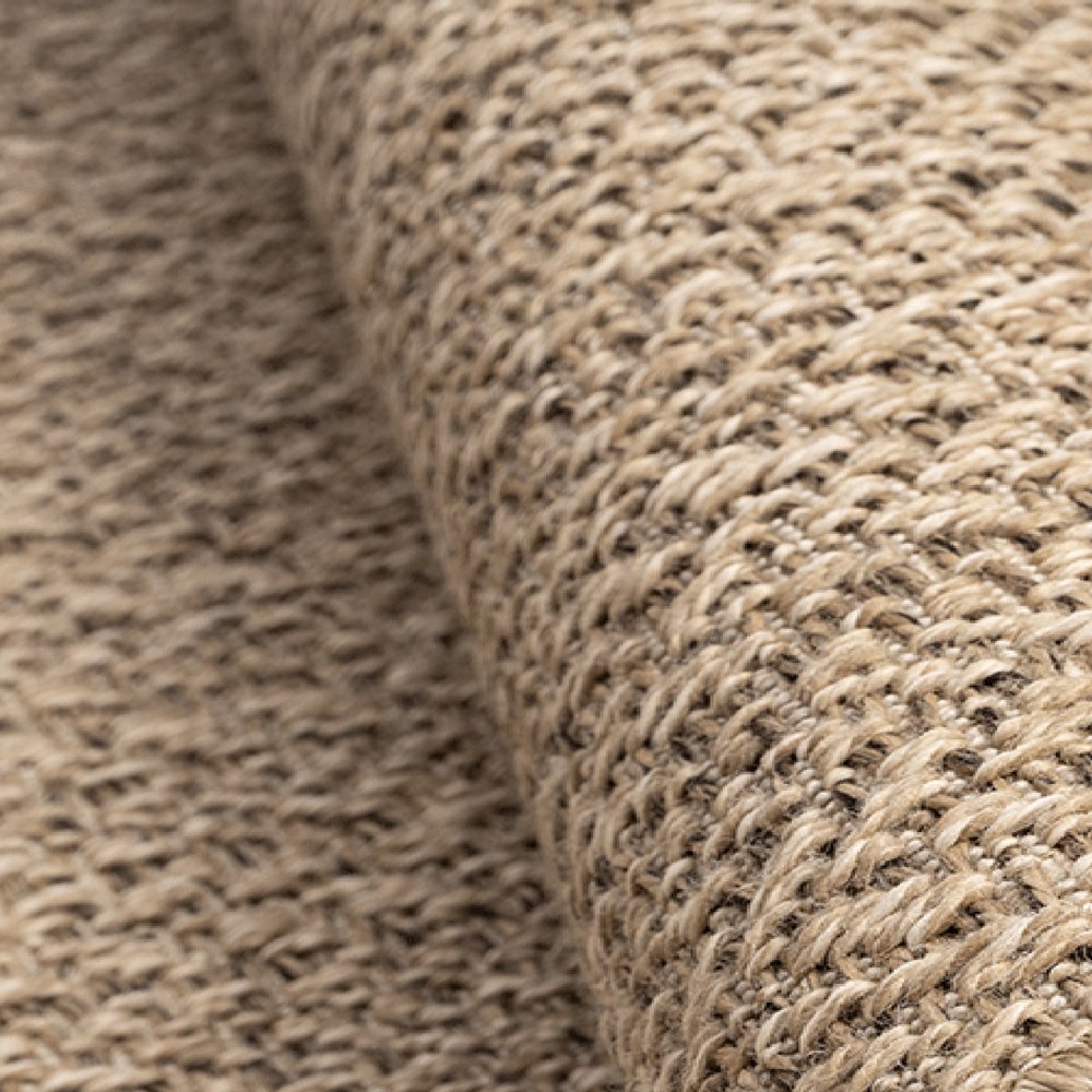 In- und Outdoorteppich im modernen Jute-Look beige/braun