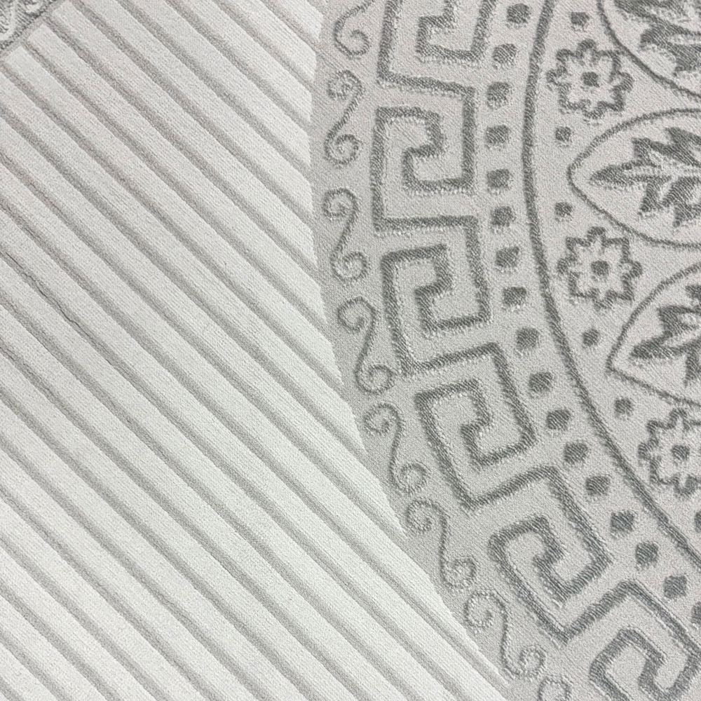 Teppich mit orientalischem Flair | luxuriös | grau anthrazit