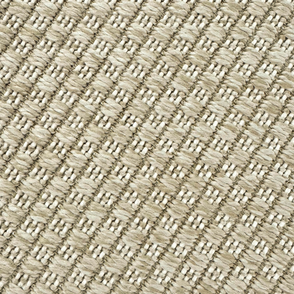Teppich moderner für den Außen- und Innenbereich einfarbig in Beige