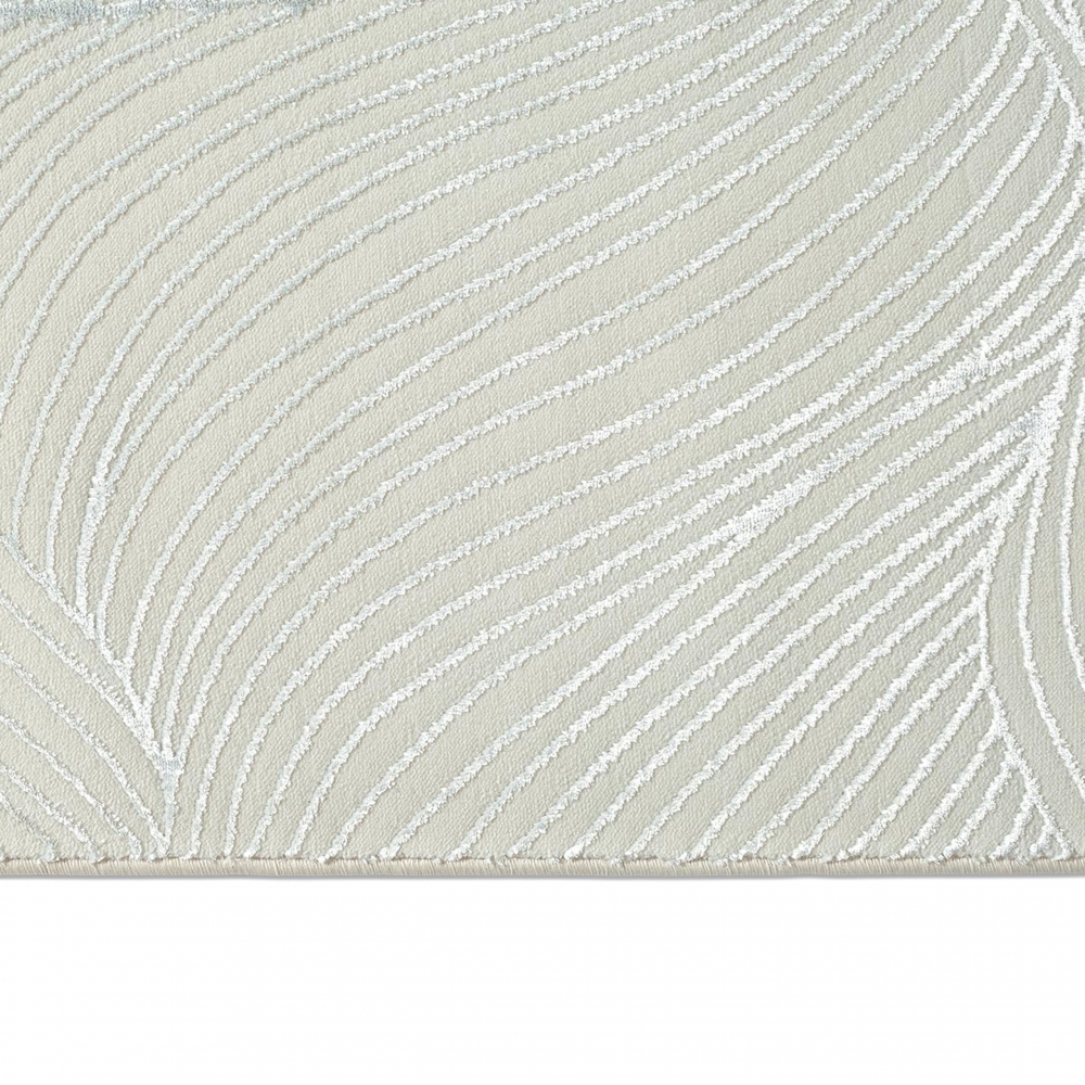 Teppich Creme Struktur Design moderne Optik