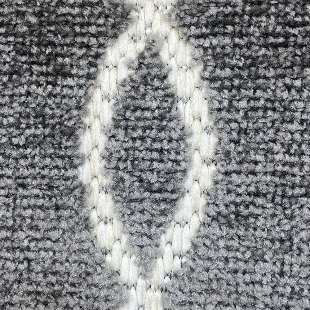 Orienttepich mit schönen Mustern | In- & Outdoor | in anthrazit