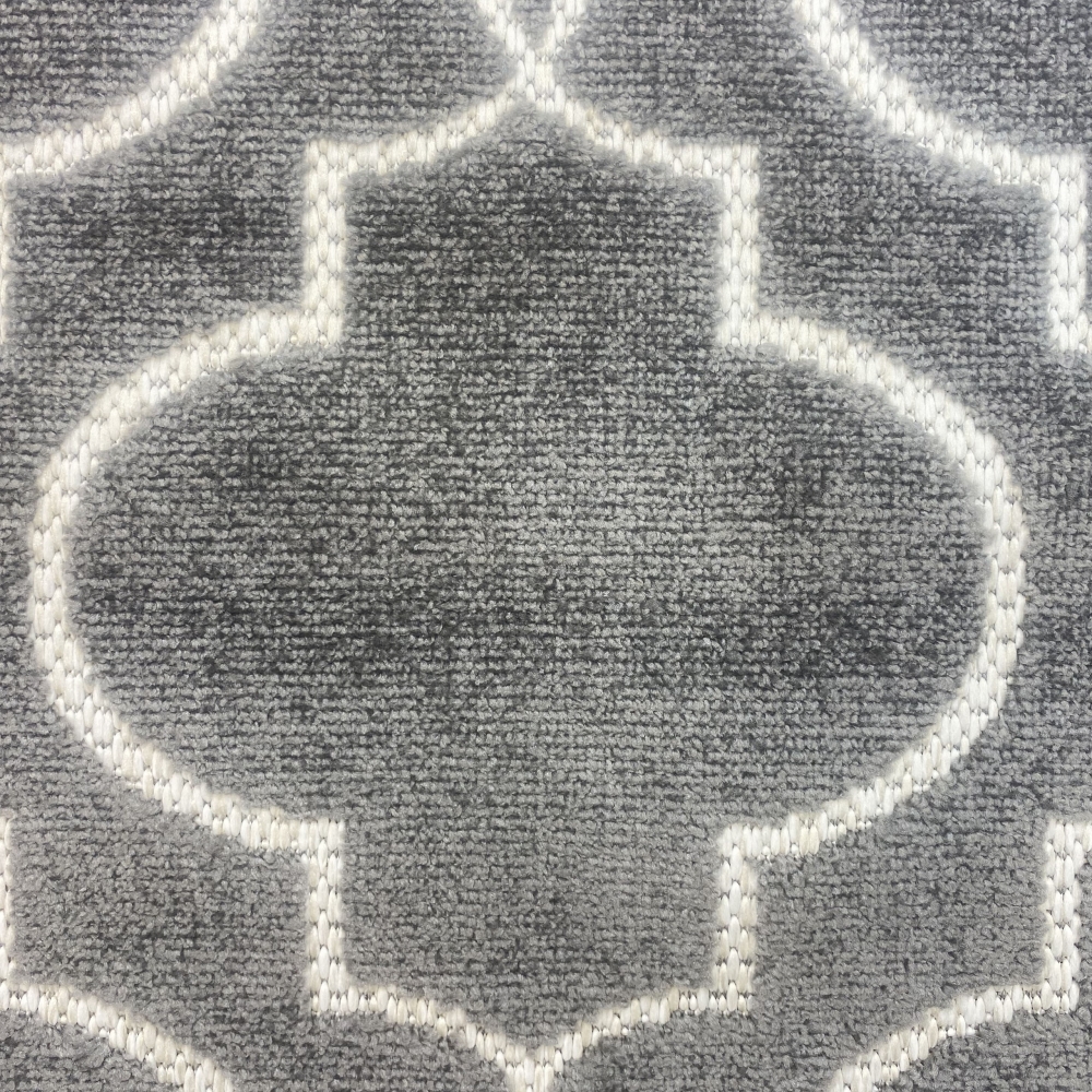 Orienttepich mit schönen Mustern | In- & Outdoor | in anthrazit