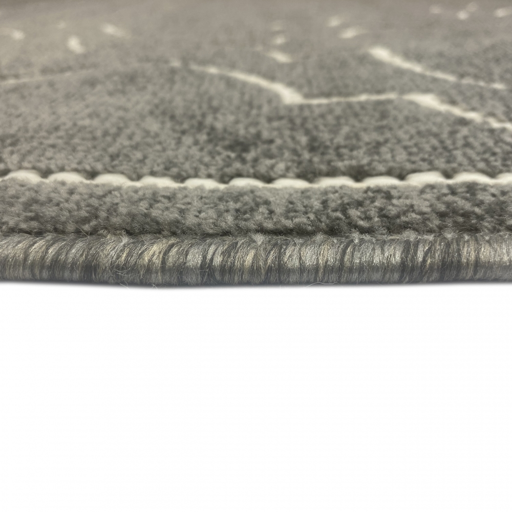 Orienttepich mit schönen Mustern | In- & Outdoor | in anthrazit