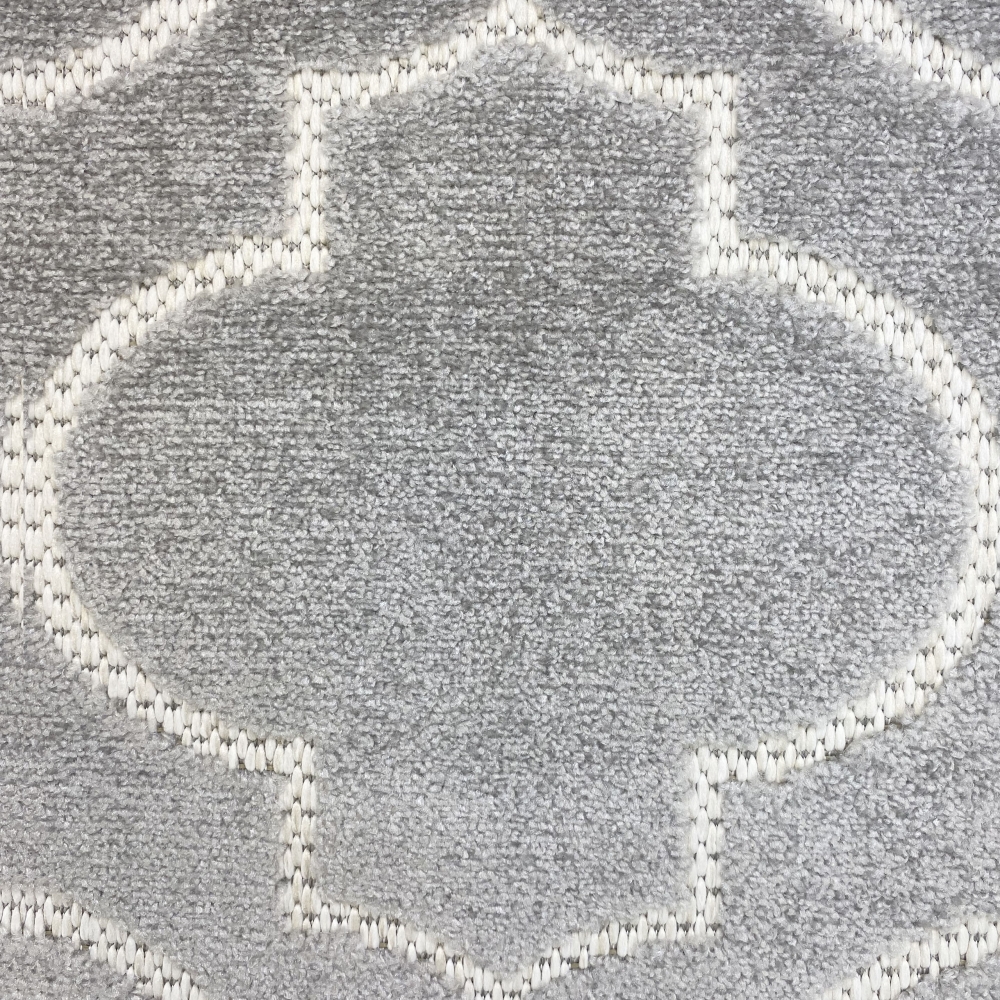 Orienttepich mit schönen Mustern | In- & Outdoor | in grau