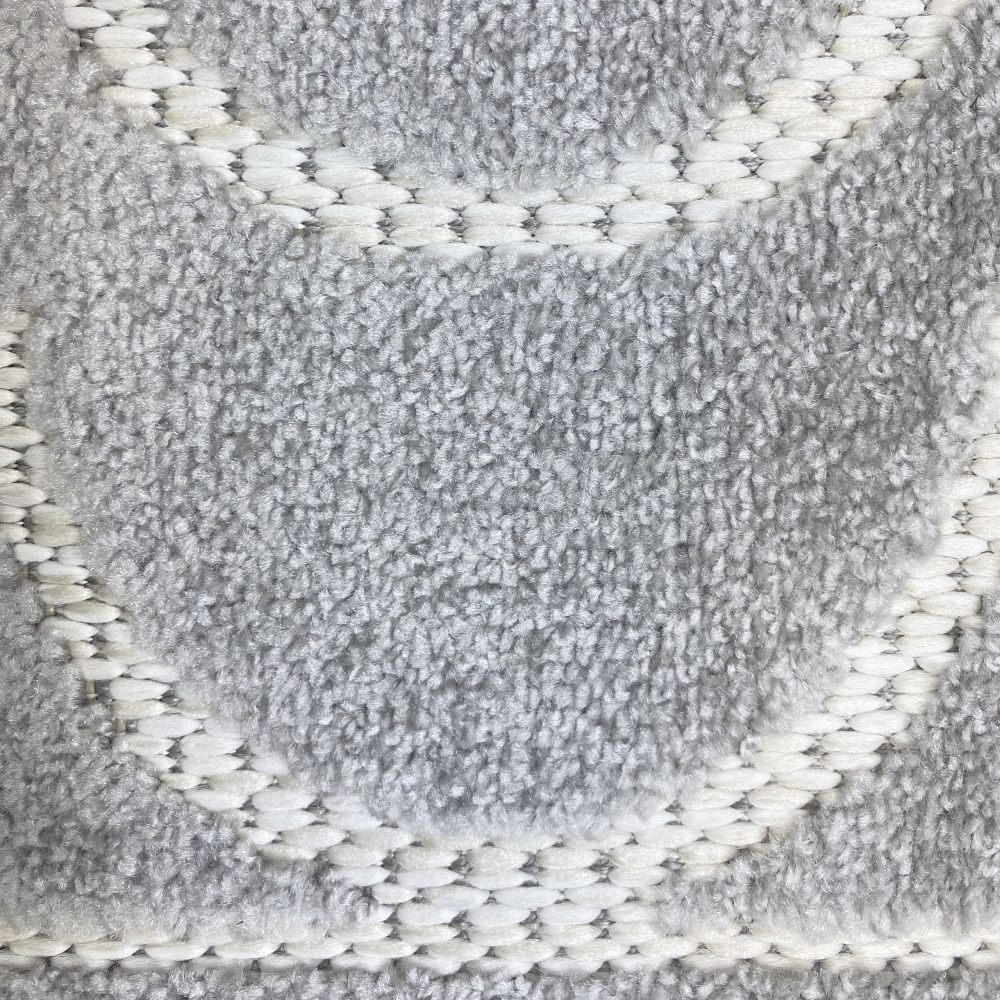 Orienttepich mit schönen Mustern | In- & Outdoor | in grau