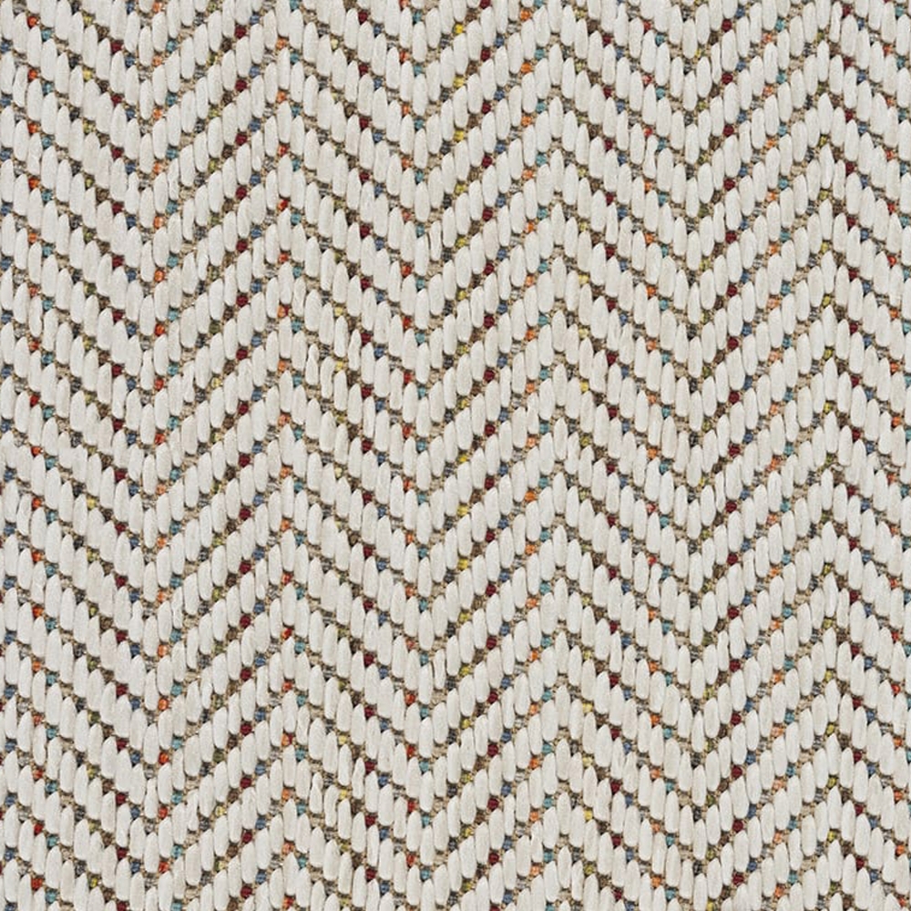 Wetterfester pflegeleichter In-Outdoor-Teppich in modernem Creme-Grau-Design