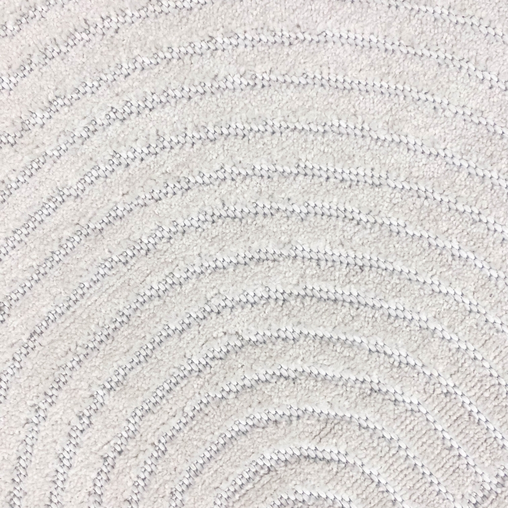 In- & Outdoor | Moderner Teppich | waschbar | in cream