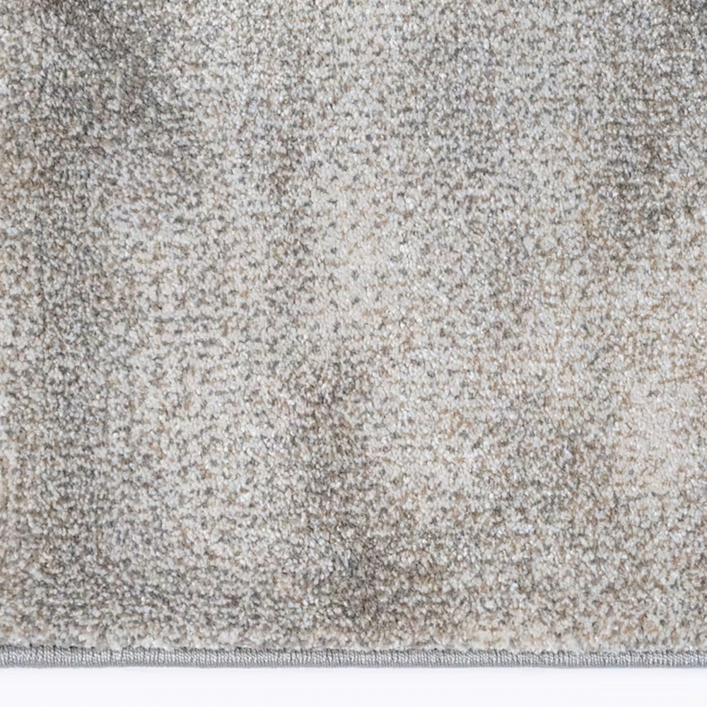 Design Teppich Grau Creme Steinstruktur modern elegant Wohnbereich