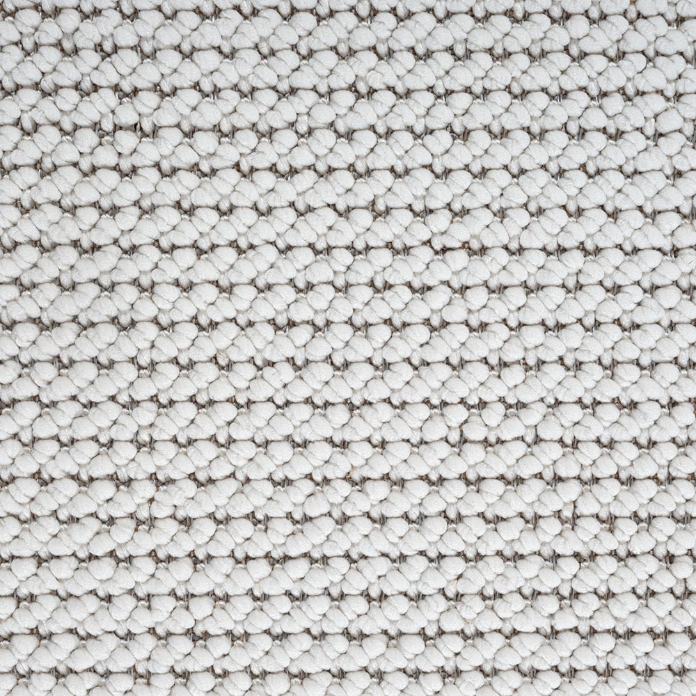 Wohnzimmerteppich Kurzflor im modernen Muster in creme