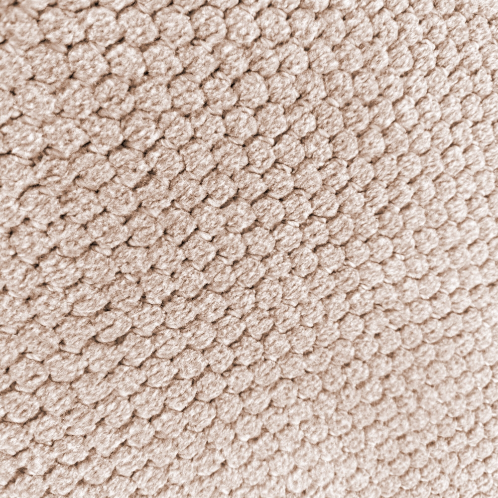 Moderner Design Teppich Beige Schlingenstruktur zeitlos elegant