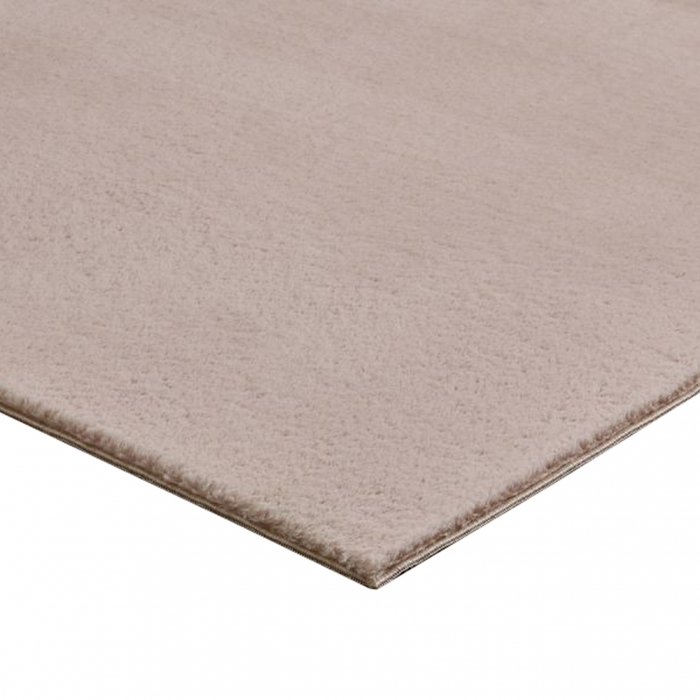 Teppich Weich Einfarbig Modern & Pflegeleicht für Wohnbereiche in rosa