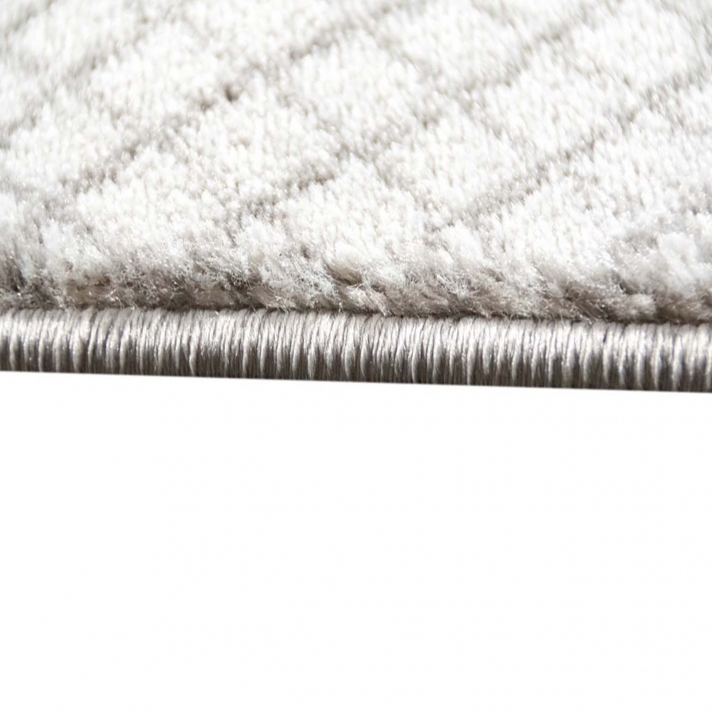 Designteppich Kreisornamente Pink Lila Grau Creme – elegant & modern