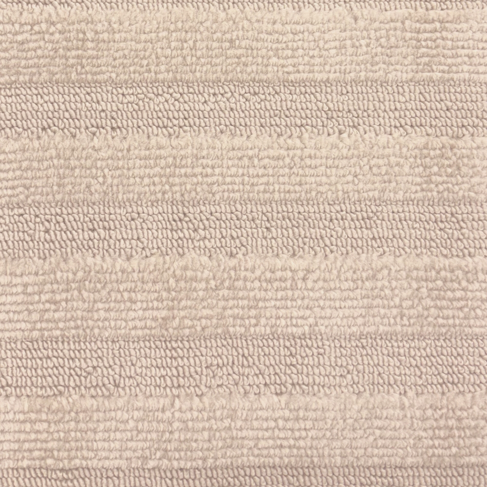 Wohnzimmer-/ Schlafzimmerteppich schimmernd mit Linienmuster in Beige