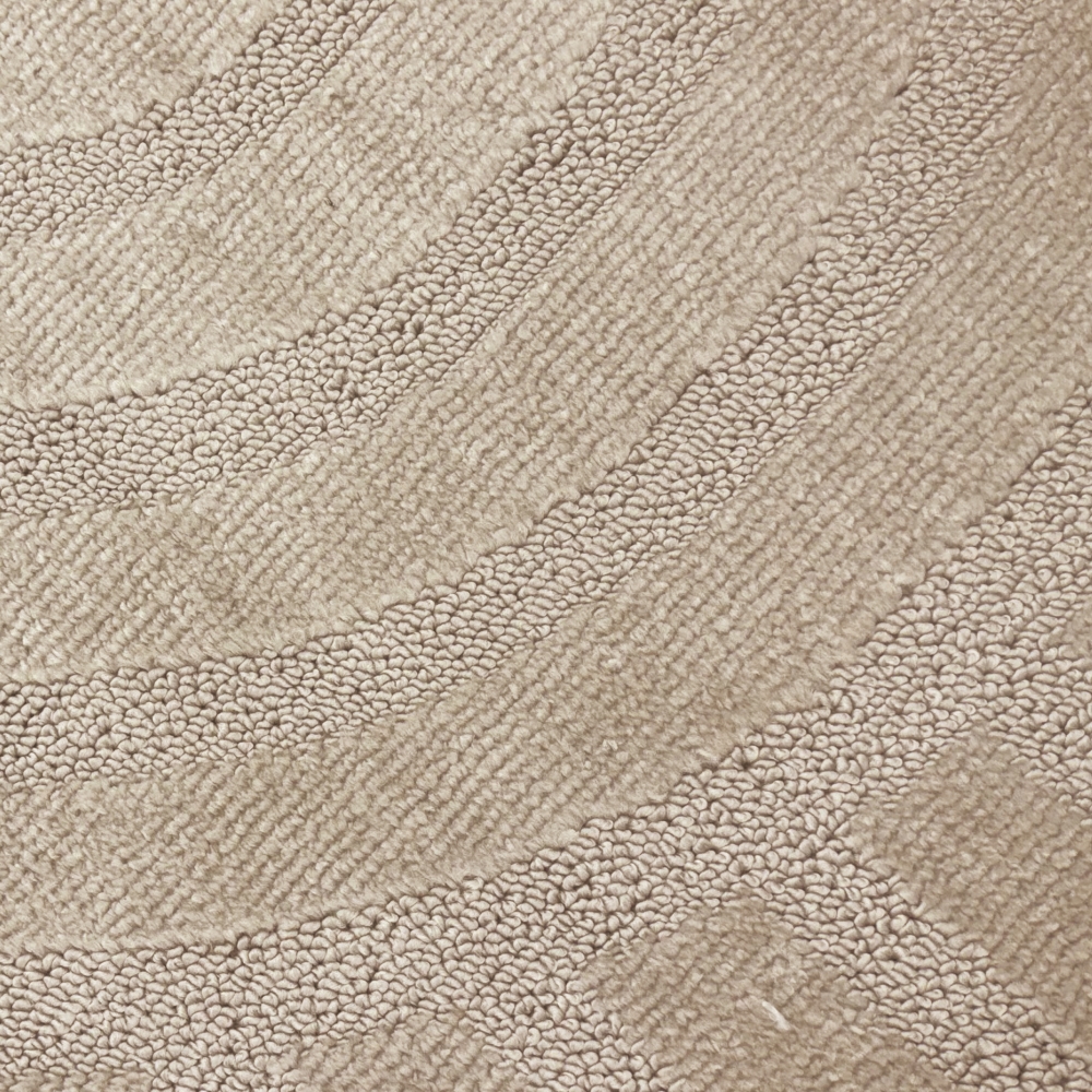 Wohnzimmerteppich Schimmer-Effekt  strapazierfähig  mit modernem Muster in Beige