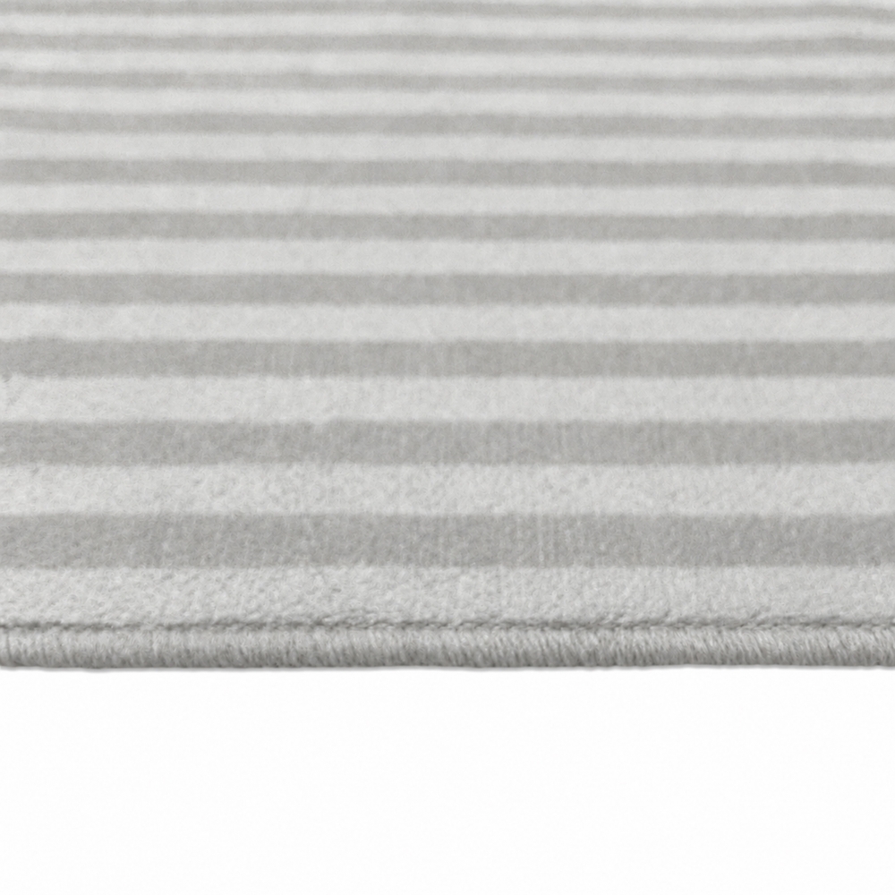 Designteppich Grau abstrakte Bögen präzise geometrische Linienoptik
