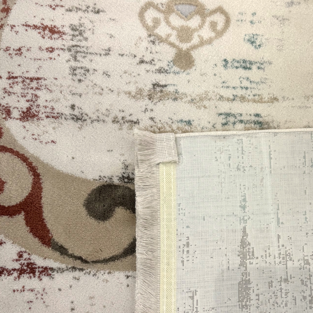 Moderner Gebetsteppich mit arabischer Kalligrafie und Ornamentdesign