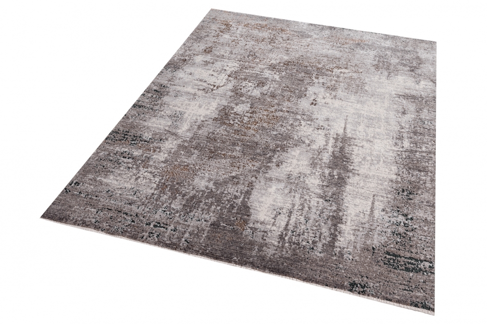 Teppich Wohnzimmerteppich Designerteppich abstrakt grau beige