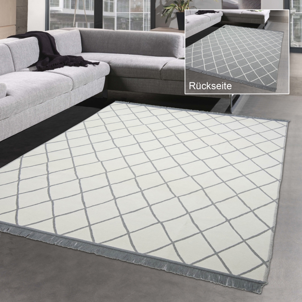 Teppich passend für drinnen & draußen | Rautendesign | wendbar