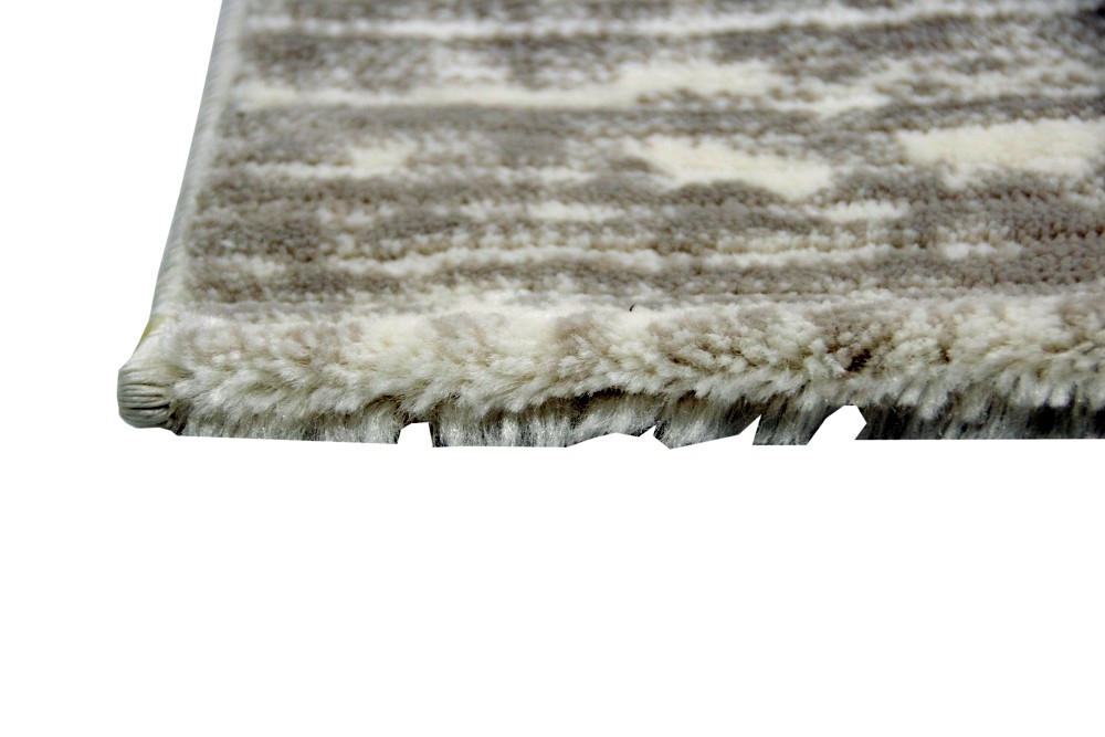 Moderner Teppich Kurzflor Teppich Wohnzimmerteppich karo grau