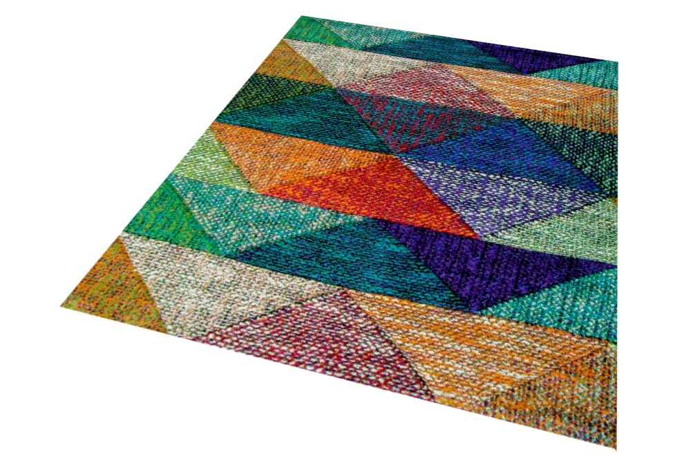 Teppich modern marokkanisches Design bunt