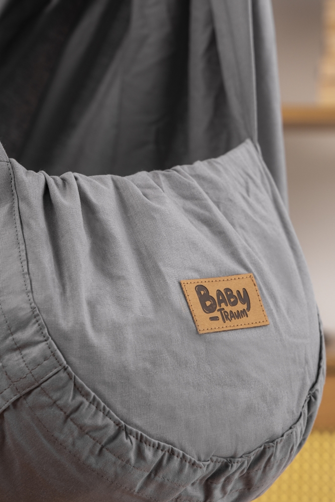 Baby FEDERWIEGE Einschlafhilfe für ruhigen & erholsamen Schlaf in anthrazit Baby FEDERWIEGE Einschlafhilfe für ruhigen & erholsamen Schlaf in anthrazit