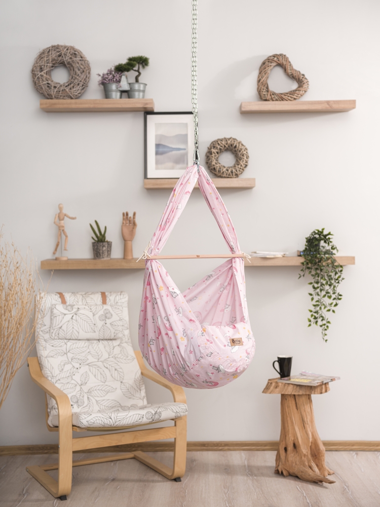 Babytraum FEDERWIEGEN Einschlafhilfe WASCHBAR "Sterne Kätzchen & Wölkchen" rosa Babytraum FEDERWIEGEN Einschlafhilfe WASCHBAR "Sterne Kätzchen & Wölkchen" rosa