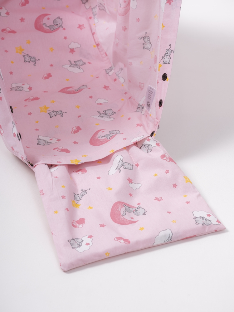 Babytraum FEDERWIEGEN Einschlafhilfe WASCHBAR "Sterne Kätzchen & Wölkchen" rosa Babytraum FEDERWIEGEN Einschlafhilfe WASCHBAR "Sterne Kätzchen & Wölkchen" rosa