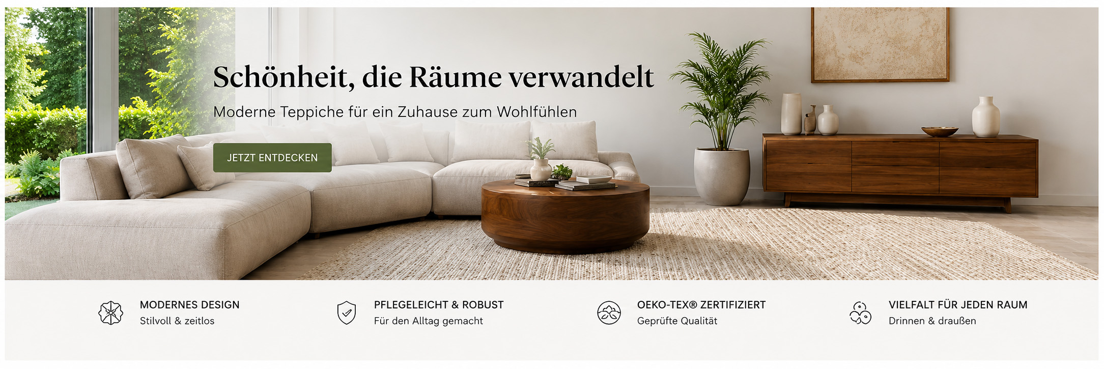 Moderne Teppiche für Wohnzimmer und weitere Wohnräume von CARPETIA